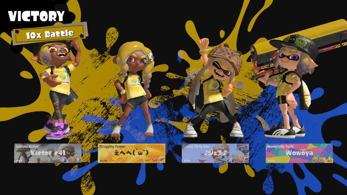 AwesomeJess_'s tweet photo. Splatfest was fun! gg #Splatoon3 #NintendoSwitch https://t.co/5EN4A7mURh