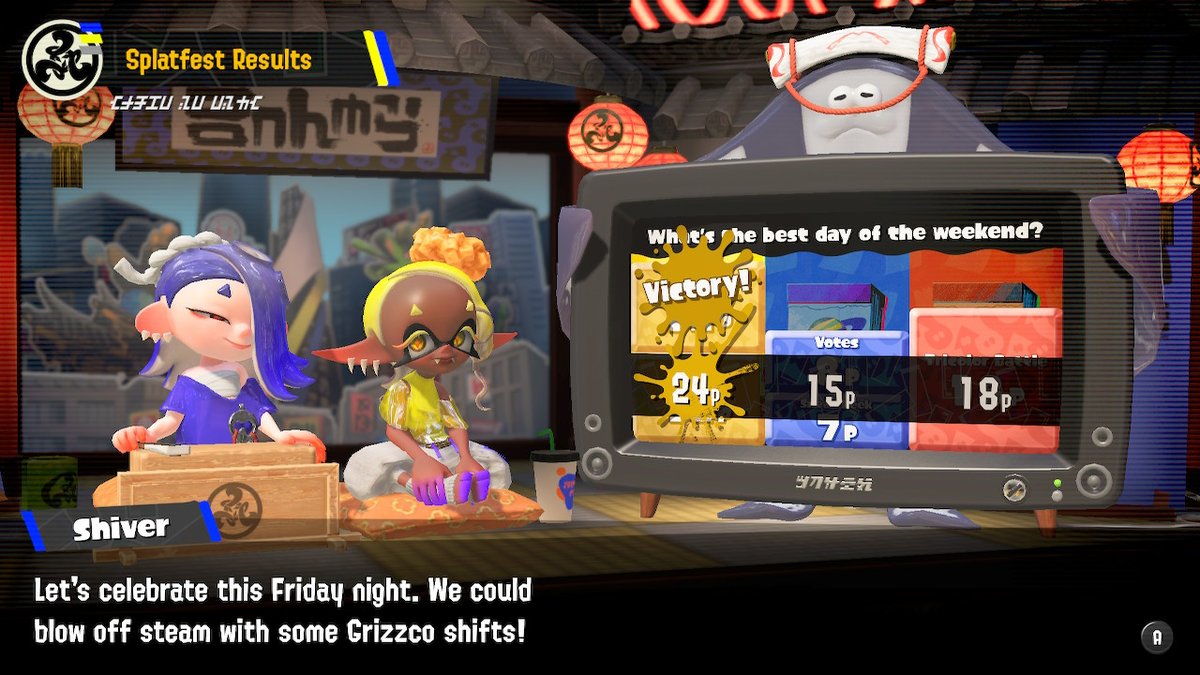 AwesomeJess_'s tweet photo. Splatfest was fun! gg #Splatoon3 #NintendoSwitch https://t.co/5EN4A7mURh