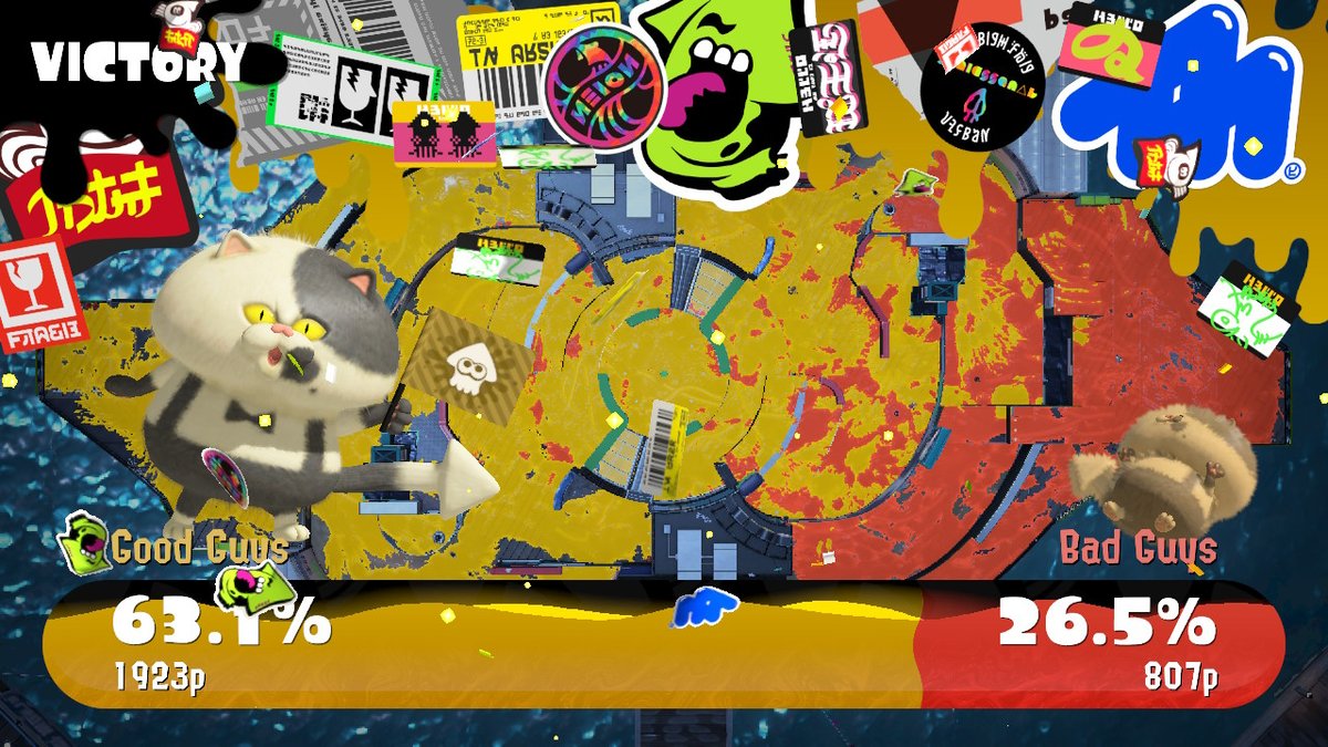 AwesomeJess_'s tweet photo. Splatfest was fun! gg #Splatoon3 #NintendoSwitch https://t.co/5EN4A7mURh