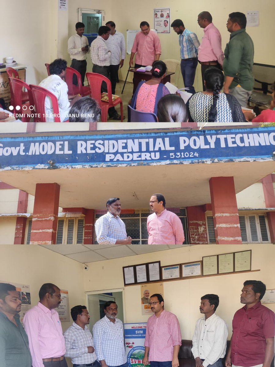 AP_Skill's tweet photo. Mr #KAditya District Special Officer visited the following #SkillHubs at #AlluriSithaRamaRajuDistrict 
1 Government Polytechnic College Skill Hub, Paderu 
2 Girijana Yuva Pragathi(TP) Training center,Paderu
also interacted with trainees &amp;Trainers  verified all records. https://t.co/jECvEYprRT