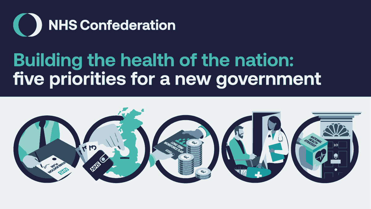 ⚠NHS and social care services are under extreme pressure. 

We asked health &amp; care leaders how a new government could put the service on a sustainable footing and build the health of the nation. They identified 5 priorities for whichever party is elected at the next election 🧵