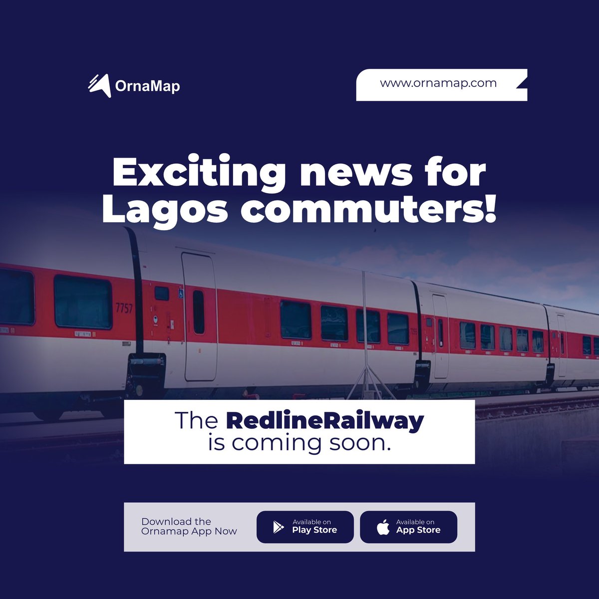 ornamapapp's tweet photo. Exciting news for Lagos commuters! The #RedlineRailway is coming soon, and with OrnaMap you can navigate this new route with ease. Stay tuned for real-time updates and seamless travel options. 

#OrnaMap #Lagos #Lamata #trainstation https://t.co/nlQx500R5J