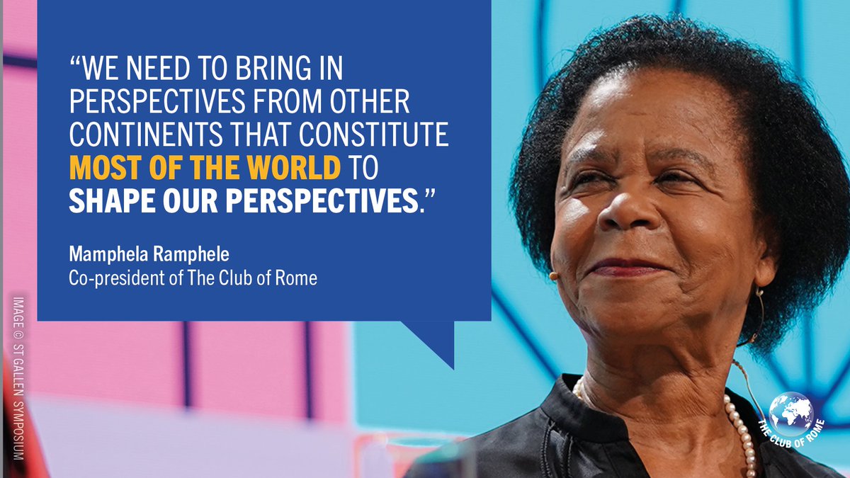 CONVERSATION | The power of diversity and proactive change. The Club of Rome Honorary President @MamphelaR and Communications Fellow @lalla_ng discuss how bridging the gap between knowledge & action is crucial for progress. 👉 clubofrome.org/blog-post/ramp…