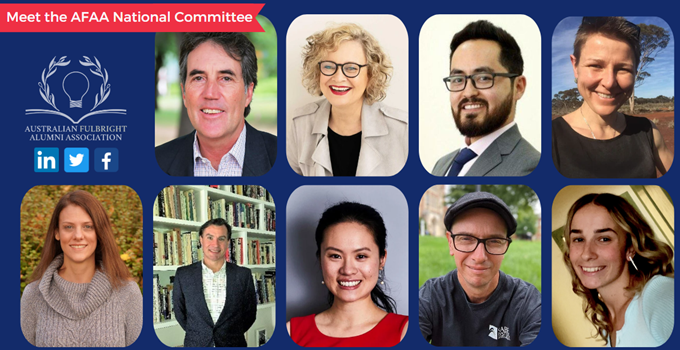 Meet AFAA's National Committee - a dedicated group managing state and national events, mentorship programs, and online engagement for the Fulbright alumni community. With their wealth of experience, they ensure AFAA offers a welcoming and enriching environment for all members.