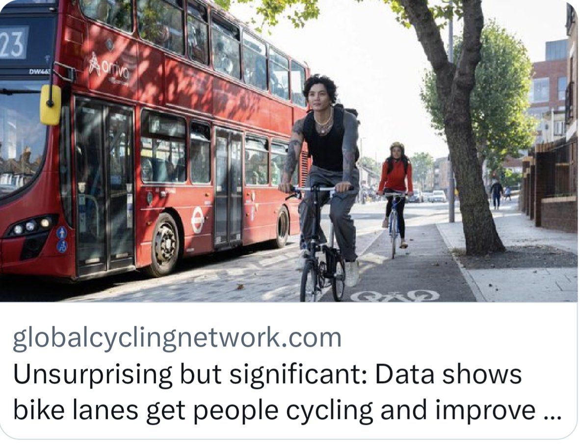 ⚠️ SHOCK ANNOUNCEMENT! 🚲 More cycle lanes results in more people #cycling. 🟢 Investing in cycling infrastructure gives people safe and healthy alternatives to car use. 🚦More cycling also means less congestion on our roads. It's a win-win for our towns and cities.