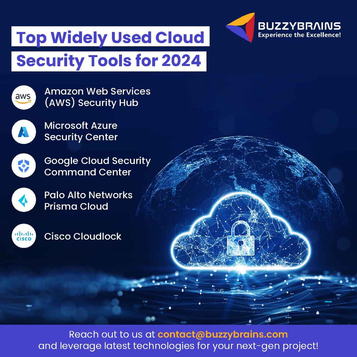 BuzzyBrain_Soft's tweet image. Stay Ahead of the Curve!!
️
In today&apos;s ever-evolving cloud landscape, robust security is paramount. But navigating the sea of available tools can be overwhelming.

Here are the top 5 widely used cloud security tools you need to know about in 2024.

#developwithbuzzybrains