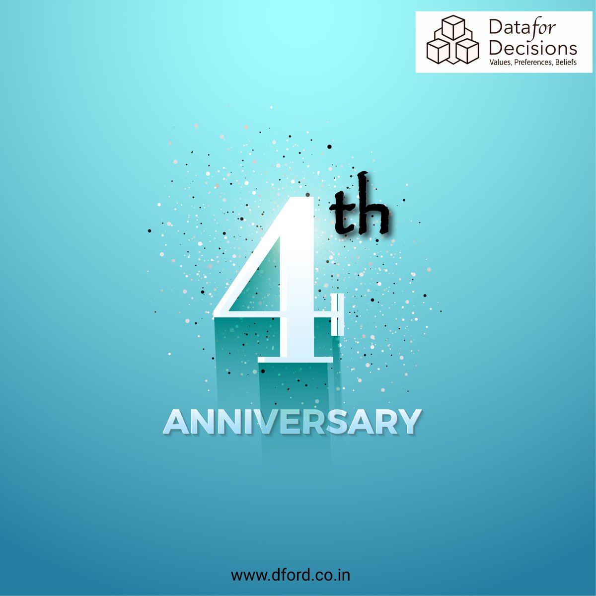 DecisionsFor's tweet image. 𝐃𝐚𝐭𝐚 𝐟𝐨𝐫 𝐃𝐞𝐜𝐢𝐬𝐢𝐨𝐧𝐬&apos; 4th 𝐀𝐧𝐧𝐢𝐯𝐞𝐫𝐬𝐚𝐫𝐲 𝐆𝐫𝐞𝐞𝐭𝐢𝐧𝐠𝐬

Today marks a significant milestone as we joyfully celebrate the fourth anniversary of Data for Decisions. 
#DataForDecisions #FourthAnniversary #AnniversaryGreetings  #CelebratingSuccess
