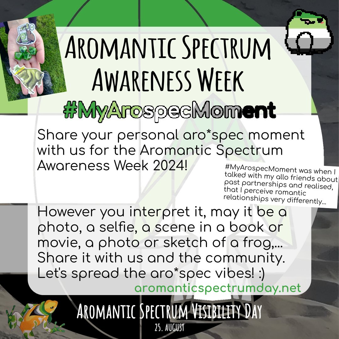 Aromantic Spectrum Visibility Day tweet media