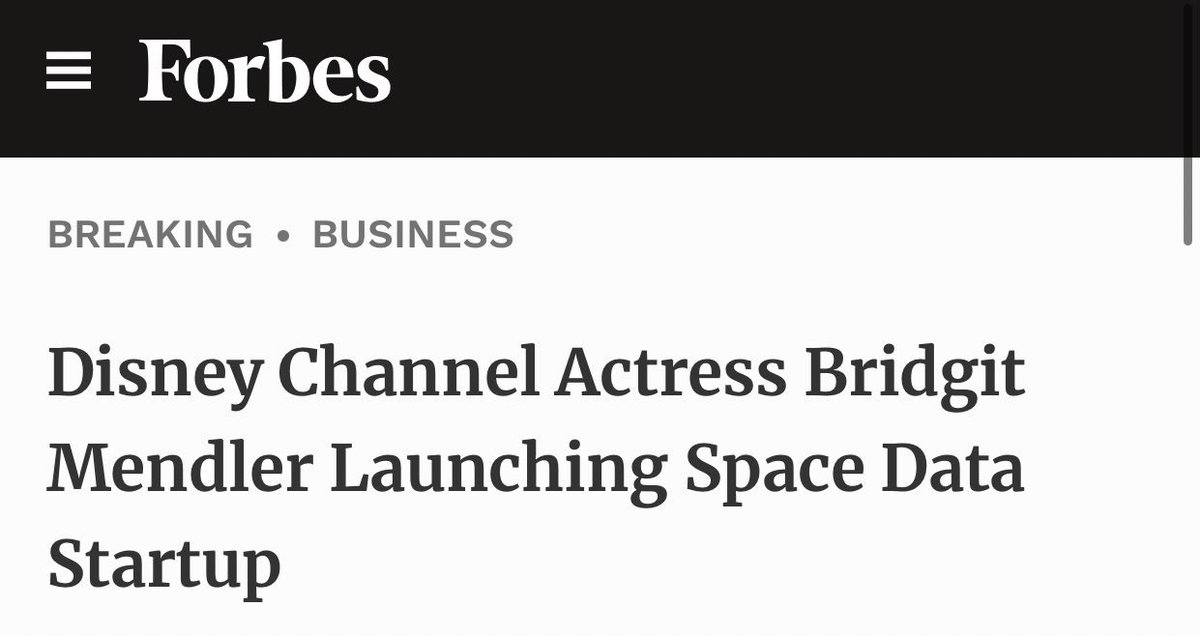 Eski Disney Channel yıldızı Bridgit Mendler, oyunculuğu bıraktıktan sonra Harvard ve MIT'de doktora yapmıştı, şimdi de uydu istasyonları üreten Northwood Space’in CEO’su oldu.

4 yaşında da bir çocuğu evlat edindiğini açıklayan 31 yaşındaki Mendler'in bugüne kadarki CV'si.