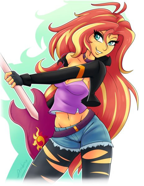 Sunset Shimmer is ready to rock!