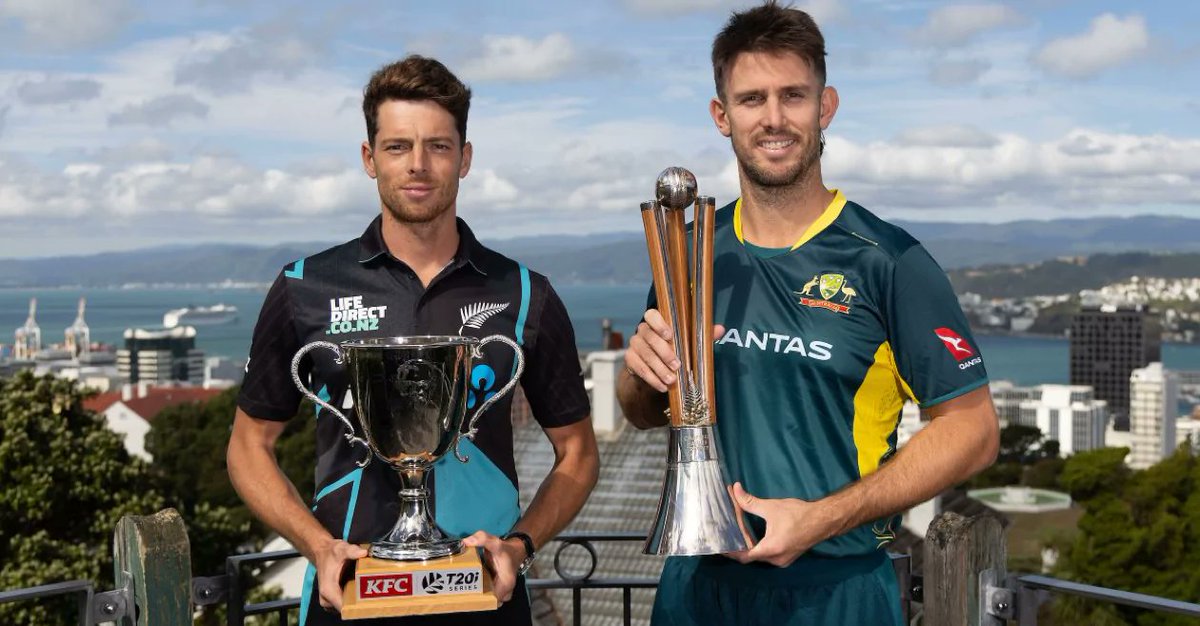 Cricketand56672's tweet photo. New Zealand vs Australia 1st T20 Match Update.
NZ Won The Toss Opted Bat.
NZ:-215/3 (20)
Conway 63(46)
Rachin Ravindra 68(35)
Finn Allen 32(17)
Starc, Cummins, Marsh 1 Wicket Each.
AUS Need 216 Runs To Win.
#NZvAUS #AUSvsNZ #FirstT20 #Conway #RachinRavindra #INDvsENG #WWENXT https://t.co/94FByWofcQ