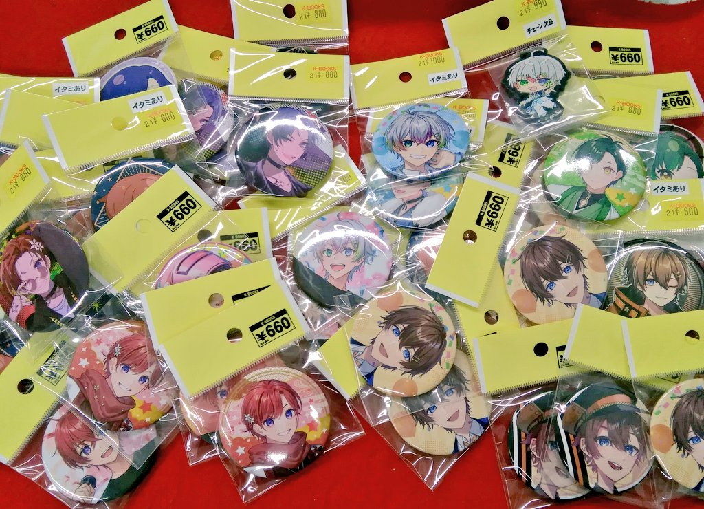 入荷情報】 #すたぽら の缶バッジがまとめて入荷いたしました！！ また