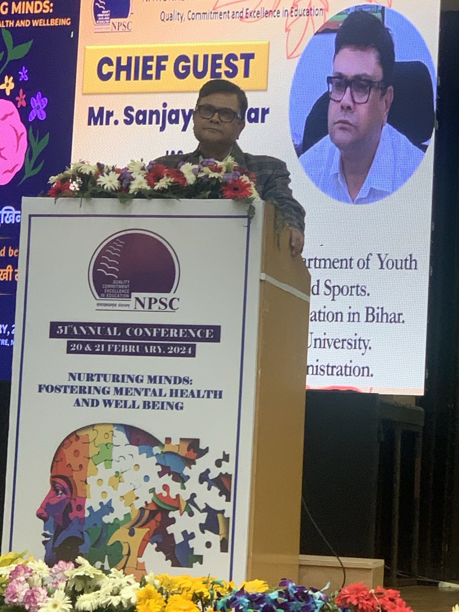 Mr Sanjay Yadhav IAS Secretary Education GOI speaking at the NPSC conference #NPSC # AEF