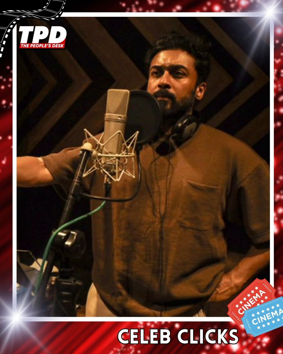 thepeoplesdesk's tweet photo. #Stepping into the dubbing booth: Surya brings depth and emotion to every character, capturing hearts with his voice. ποΈπ
#Surya #DubbingMagic #kanguva #tpd #SiruthaiSiva #thepeoplesdesk https://t.co/ftUPBu3abQ