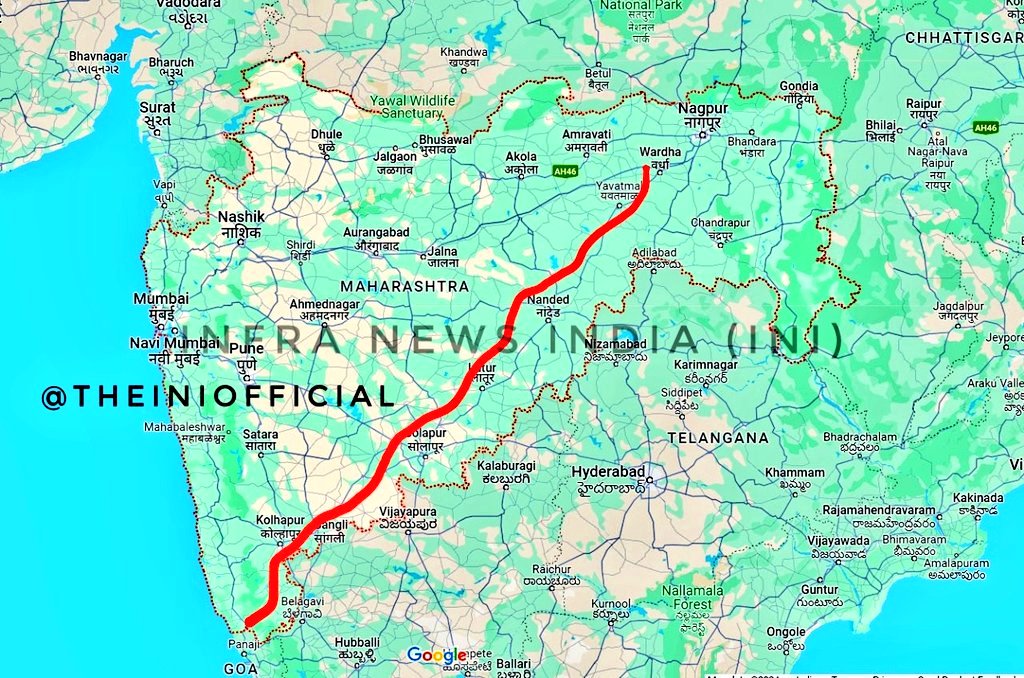 TheINIofficial's tweet photo. Nagpur-Goa Shaktipeeth #Expressway update.

The Shaktipeeth Expresssay will have 26 interchanges over the length of 802 Km.

1️⃣ Pavnar-Yela
2️⃣ Kalamb-Ralegaon
3️⃣ Yavatmal
4️⃣ Mahurgad-Arni
5️⃣ Pusad
6️⃣ Umarkhed
7️⃣ Hingoli-Nanded
8️⃣ Aundha Nagnath-Basmat
9️⃣ Parbhani
🔟 Gangakhed
1️⃣1️⃣ Parli Vaijnath
1️⃣2️⃣ Ambejogai-Ghatnandur
1️⃣3️⃣ Latur
1️⃣4️⃣ Tuljapur-Dharashiv
1️⃣5️⃣ Barshi
1️⃣6️⃣ Solapur
1️⃣7️⃣ Pandharpur-Mangalwedha
1️⃣8️⃣ Sangola
1️⃣9️⃣ Sangli
2️⃣0️⃣ Narsobachi Wadi
2️⃣1️⃣ Pattan Kodoli
2️⃣2️⃣ Kolhapur Bypass
2️⃣3️⃣ Panhala
2️⃣4️⃣ Adampur
2️⃣5️⃣ Gargoti
2️⃣6️⃣ Banda-Patradevi

@mieknathshinde #Maharashtra