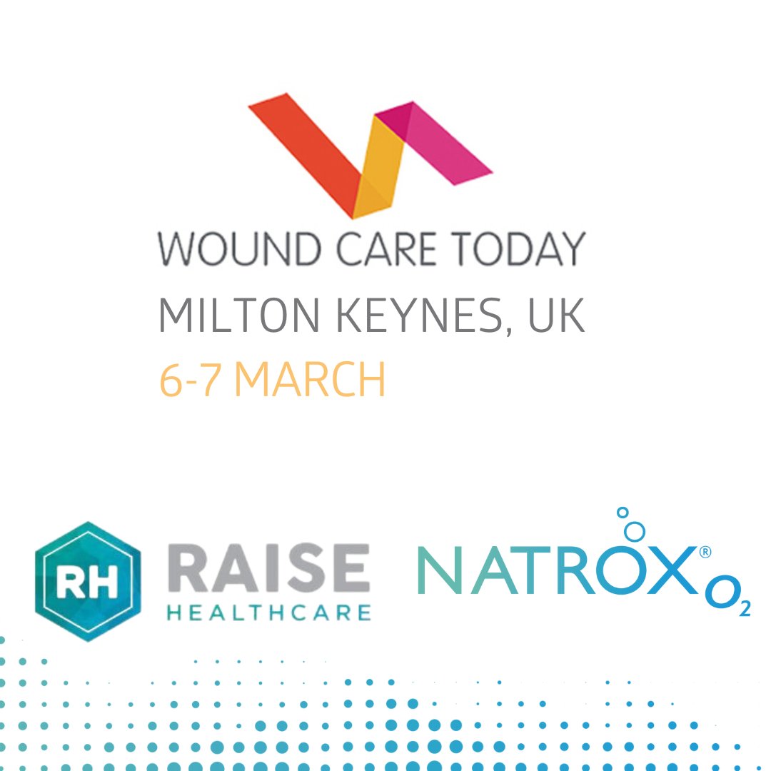 Natroxwoundcare's tweet photo. 🌟Join us at Wound Care Today in Milton Keynes, UK, on March 6-7.🌟 Our UK distributor Raise Healthcare will showcase NATROX® O₂ continuous topical oxygen therapy on their booth.

#WoundCareToday #HealthcareInnovation #NATROXO2 #RaiseHealthcare #MiltonKeynes https://t.co/fOoNr2VIDb