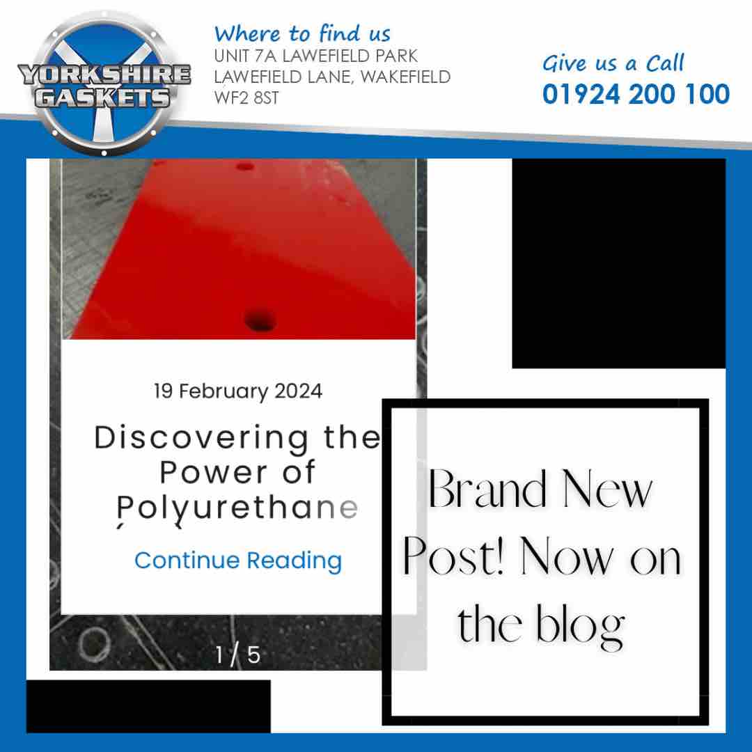 Gaskets247's tweet photo. Exciting news – our latest blog post, “Discovering the Power of Polyurethane (PU) Scrapers and Blades,” is now live on our website! 💻 

Click the link below and explore the wonders of polyurethane! 

https://t.co/rU8c2lSk52

#Polyurethane #NewBlogPost   #YorkshireGaskets #ukmfg https://t.co/roC5PIsv4I