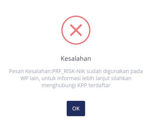 MpokIcha's tweet photo. @kring_pajak admin kenapa saya ga berhasil memadankan NPWP dgn NIK ya? Mohon arahan, thank you https://t.co/dLiTC3jXxF
