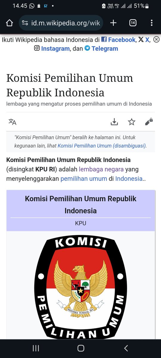 Kata Wikipedia KPU adalah Lembaga Negara🤫. 
Saya Sepakat Sama Bung Adian.  <a href="/AimanWitjaksono/">Aiman Witjaksono</a> <a href="/officialinews_/">iNews</a> 
#KPUadalahlembaganegara
#pemilu2024