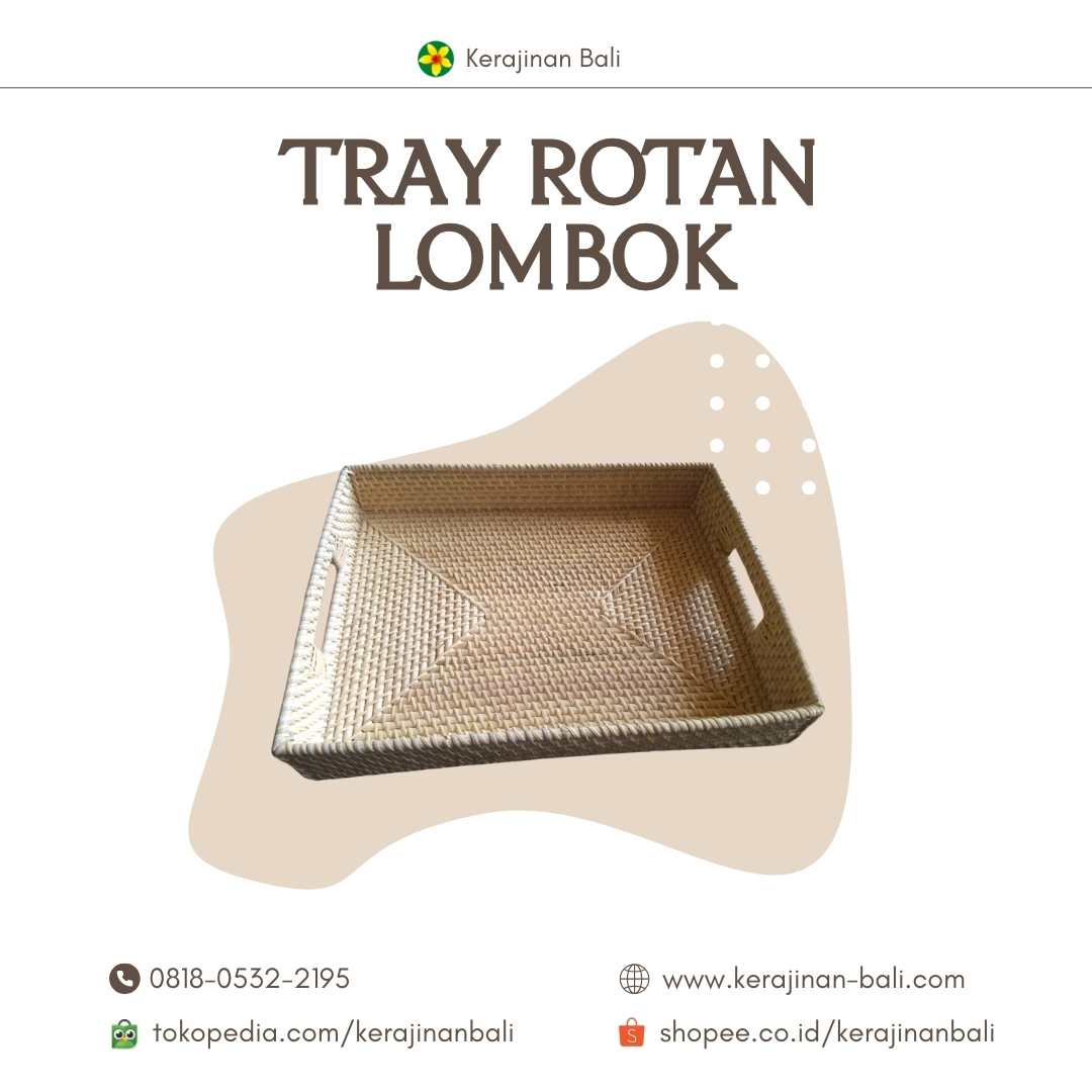 Kerajinan_bali's tweet image. Tray ini berbahan rotan didesain dengan lobang di sampingnya sebagai pegangan.

Harga: Rp150.000

Kamu bisa beli di sini
tokopedia.com/kerajinanbali/…
shopee.co.id/product/127170…

More info
CP 081805322195
kerajinan-bali.com

#tray #nampan #rotan #keranjang #rattan #interior #room