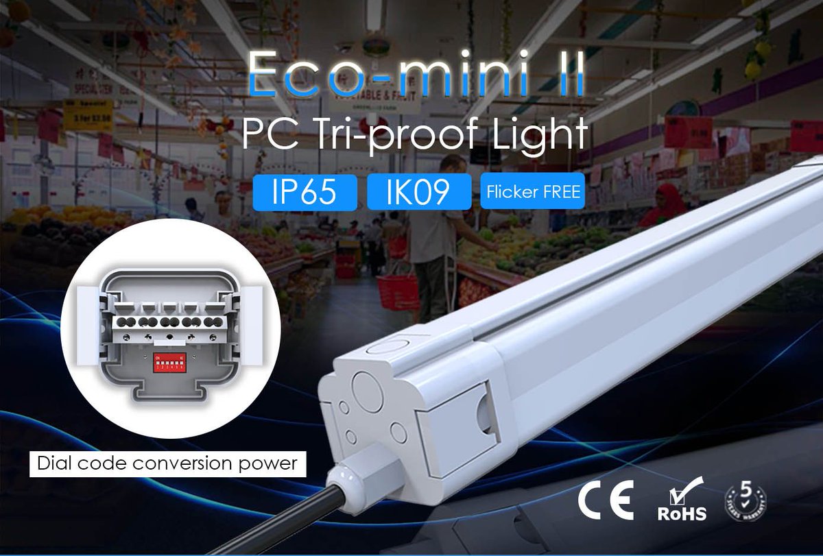 ShineLongCorp's tweet image. EcoMini II PC
Colour temperature and power are both adjustable! See the poster for details! We look forward to your order of our luminaires for your architectural project!
More info: sales@shinelongled.com
Web: shinelongled.com
#triprooflight,#ledtriproof,#IP65ledlights