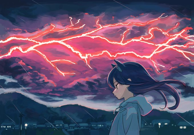 「lightning」 illustration images(Latest｜RT&Fav:50)