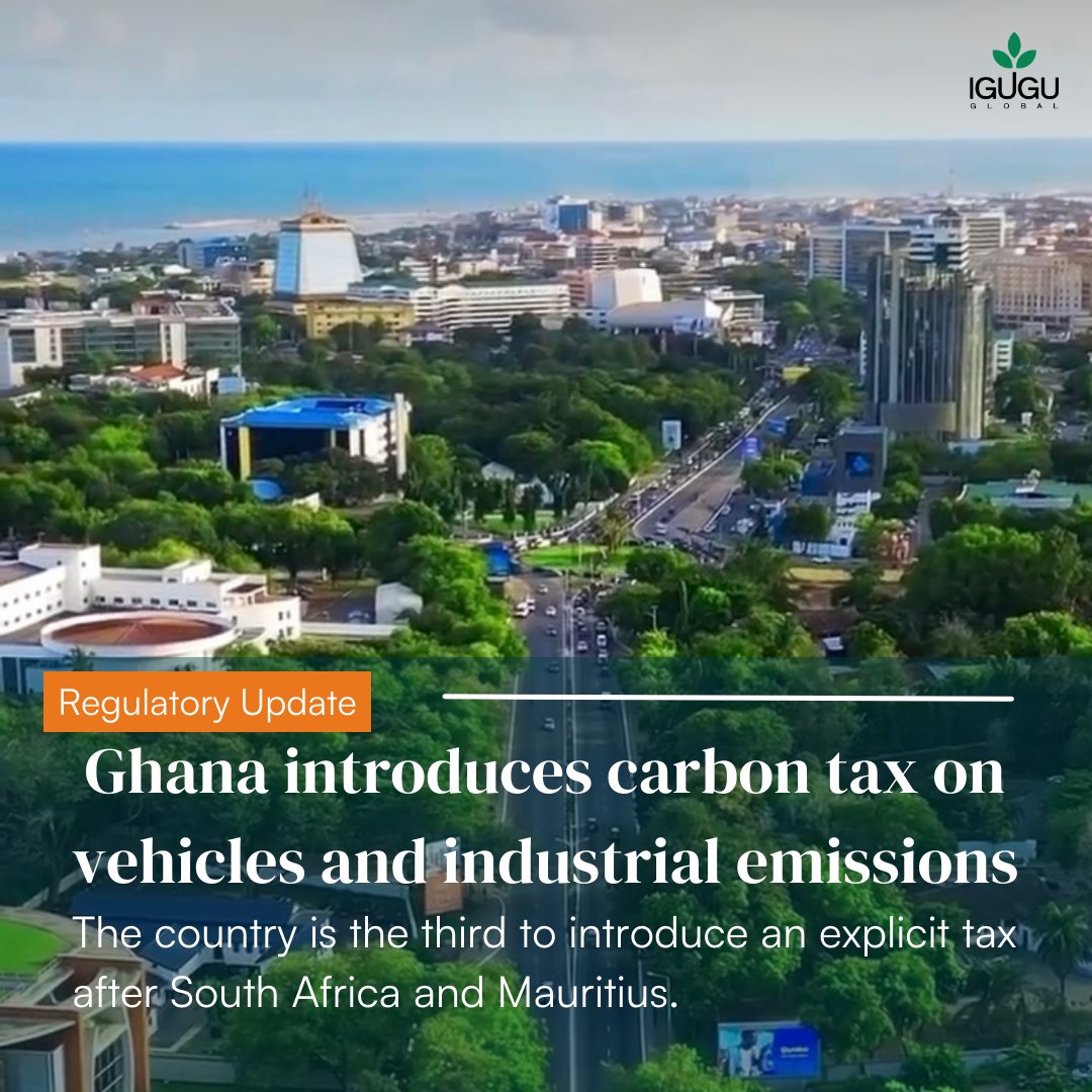 Ghana's new Emissions Levy Act, 2023, part of broader environmental fiscal reforms, aims to hold polluters accountable. With 28,000 premature deaths in 2020, the country seeks to curb air pollution's impact, costing 0.95% of GDP. 

#CarbonTax  #Ghana