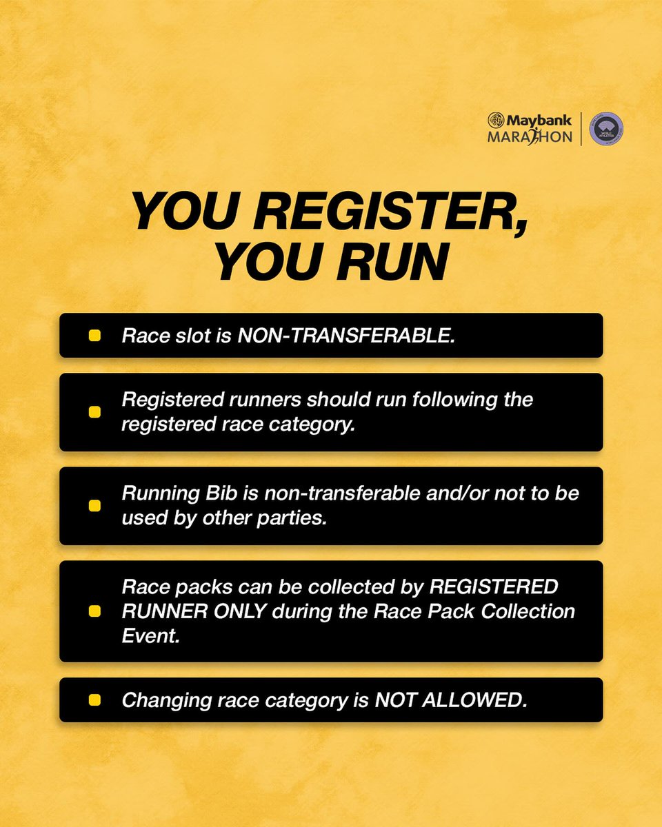 LarikuInfo's tweet photo. ๐ฝ
๐บ Maybank Marathon
โฒ๏ธ 25 Ags 2024
๐ 10K/21K/42K โข Road Run
โณ Gianyar - Bali
๐
๐ https://t.co/Xi3jGavKGt โช
๐บ
๐บ
โขโข
#MaybankMarathon #MaybankIndonesia #RunID #Bali #LariKuinfo #Marathon #KalenderLari #EventBali #EventLari #BaliUnitedFC #infoLari #Maybank #LombaLari https://t.co/rhfRUBdTNS