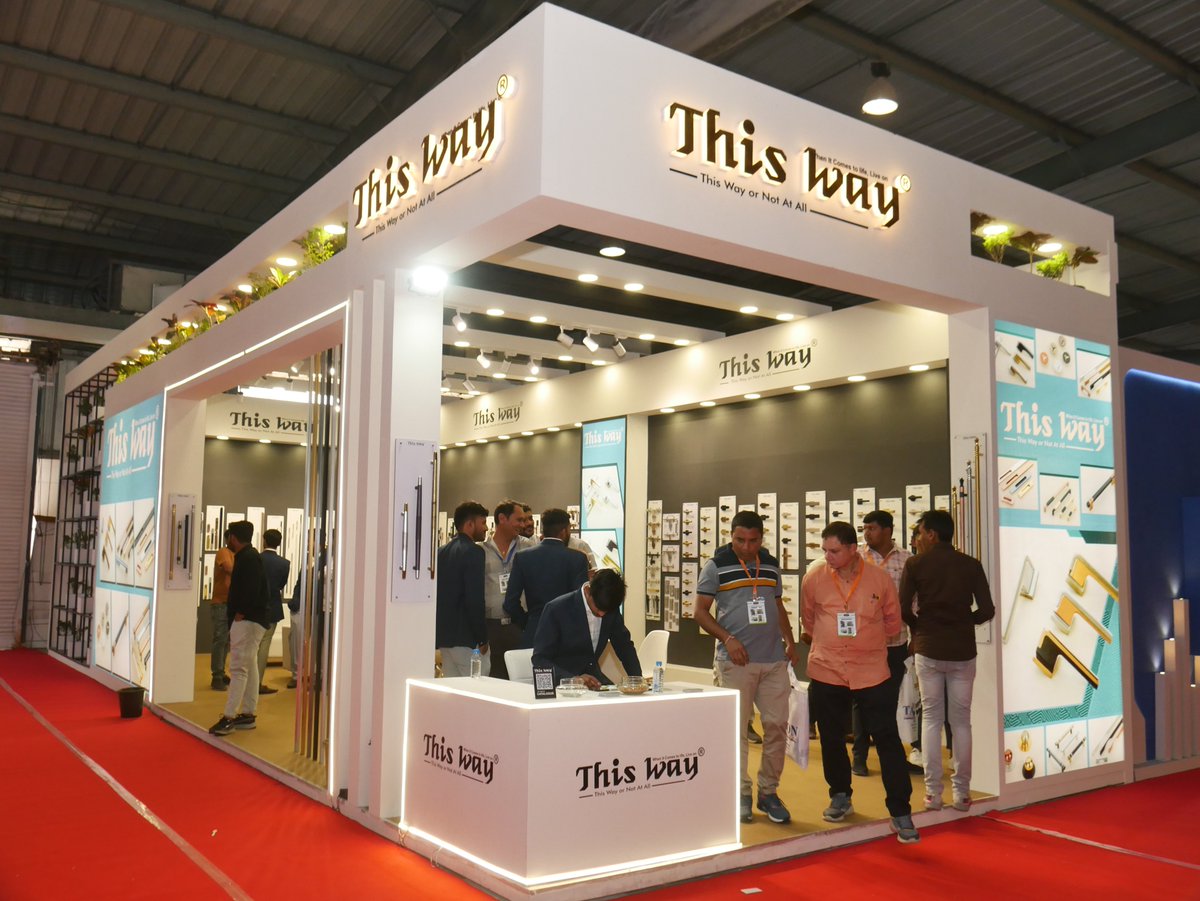 HBLFShow's tweet image. Picturesque story of This Way at HBLF Show 2024!

See you again for the 11th Edition of HBLF Show 2024 from 05-06-07 July at Jaipur Exhibition and Convention Centre (JECC), Jaipur, Rajasthan.
#ThisWay #RockonOverseas #Rajkot #HardwareProducts #Manufacturer #HBLFShow2024