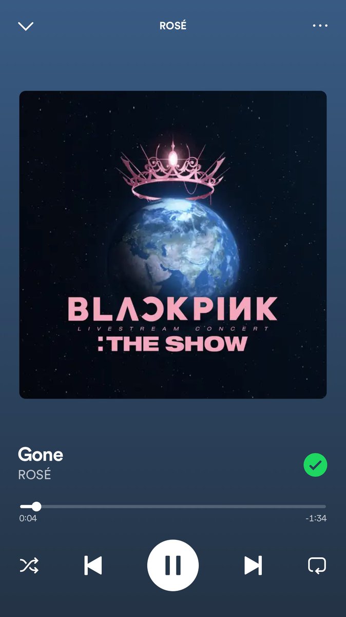 blinksunitedtwt's tweet photo. #ROSÉ SPOTIFY SS CHALLENGE

Hi Blinks! We want to see your screenshots streaming #OnTheGround, #HardToLove, #Gone &amp; #GoneLive for Rosé on Spotify. Thanks! 🤍

Part 3: @BLACKPINK
OTG ROAD TO 400M
#HardToLoveTo200M
#로제 #_R_ #BLACKPINK #RS2 #Vampirehollie #블랙핑크 https://t.co/IftjuSEl52