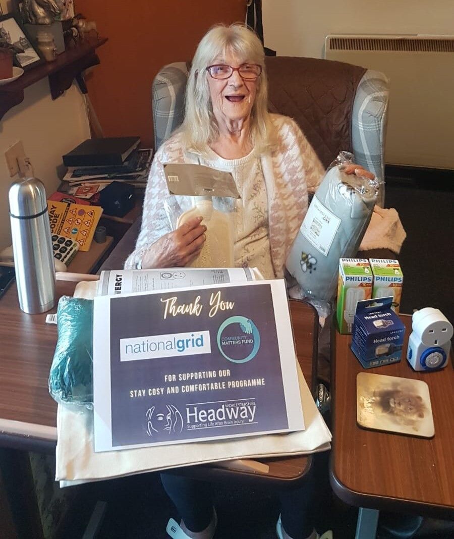 HeadwayWorcs's tweet photo. #Headway #Worcestershire are grateful to @nationalgriduk & #CommunityMattersFund for their generous grant allowing us to provide essential items to our clients, helping them stay warm during winter ☀️ via the 'Stay Cosy and Comfortable programme' #thankyou #abicommunity https://t.co/LnIhcuFcua