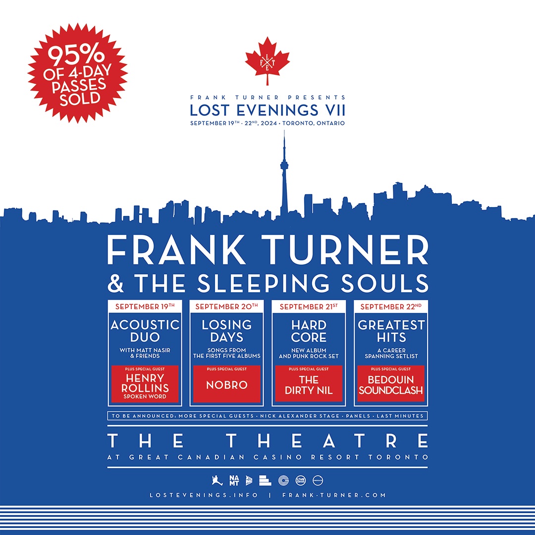 I’m told we’re down to the very last handful of weekend tickets for @Lost_Evenings in Toronto. Day tickets coming soon, but if you want a weekend pass for the whole thing, now would be the time to get one. ticketmaster.ca/event/10005F7E…