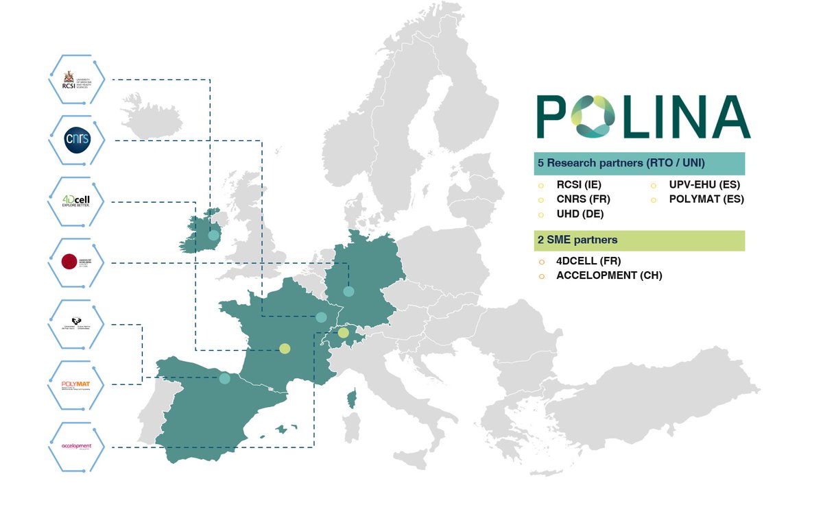 POLINA project (@polinaproject) on Twitter photo <a href="/POLINAproject/">POLINA project</a> will explore significant innovations in the field of 2/3D printing, driven by a multidisciplinary approach of a unique #academia #industry #clinical partnership with an intersectoral team from five European countriesโจ
๐#POLINAconsortium: polina-project.eu/consortium/ <a href="/POLINAproject/">POLINA project</a> will explore significant innovations in the field of 2/3D printing, driven by a multidisciplinary approach of a unique #academia #industry #clinical partnership with an intersectoral team from five European countriesโจ
๐#POLINAconsortium: polina-project.eu/consortium/
