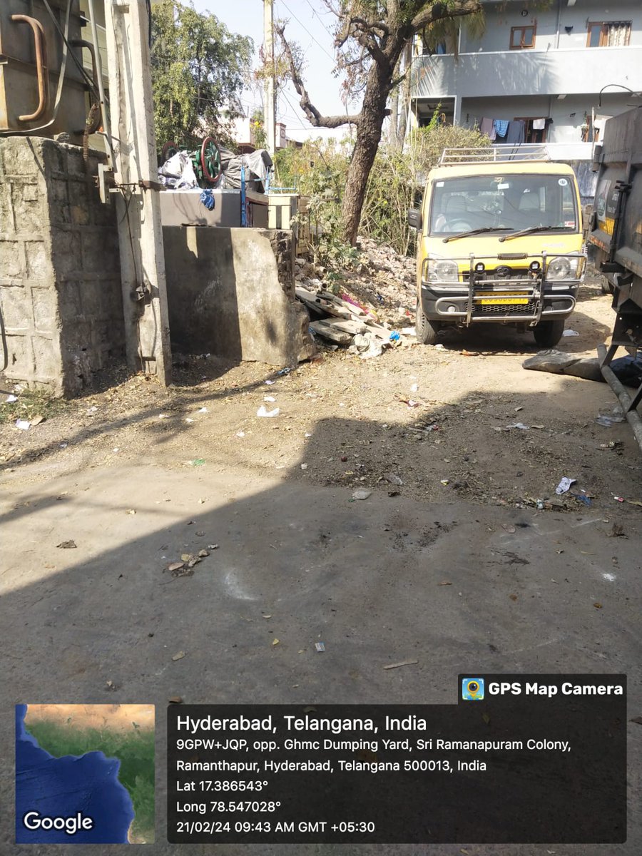 Sripada96643241's tweet photo. @LawOfficer6 @CommissionrGHMC @Director_EVDM @GadwalvijayaTRS @GHMCOnline @revanth_anumula @TelanganaCMO @PMOIndia @narendramodi @Bhatti_Mallu @kishanreddybjp Attended and clear with GPS LOCATION, DATE AND TIME for your kind information https://t.co/KaebZBzlFf