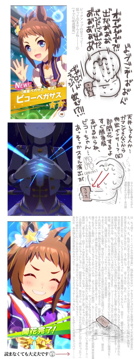 例の笑顔をモロに喰らってしまった3年待ったビコーちゃんオタクの心境です

#ウマ娘 