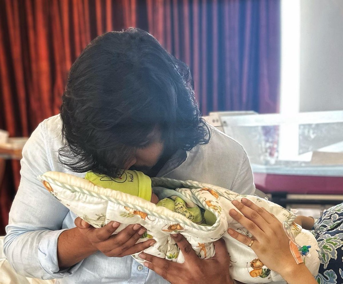 RTVnewsnetwork's tweet photo. Hero actorNikhil and his wife Pallavi are now blessed with a BABY BOY❤️
Warmest congratulations to the glowing couple on this delightful addition to their family 🤗✨
#actornikhil #pallavi #blessedwitha #babyboy #LatestNews #delightful @actor_Nikhil #rtv https://t.co/WaNmEn7mzr