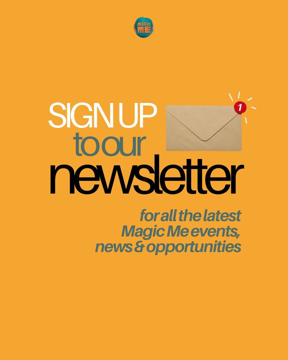 Sign up for the Magic Me newsletter for all the latest Magic Me events, news and opportunities. Plus, get a first look at our Director Susan's monthly anti-ageism blog! Link in bio or head here: buff.ly/3w6FyX0