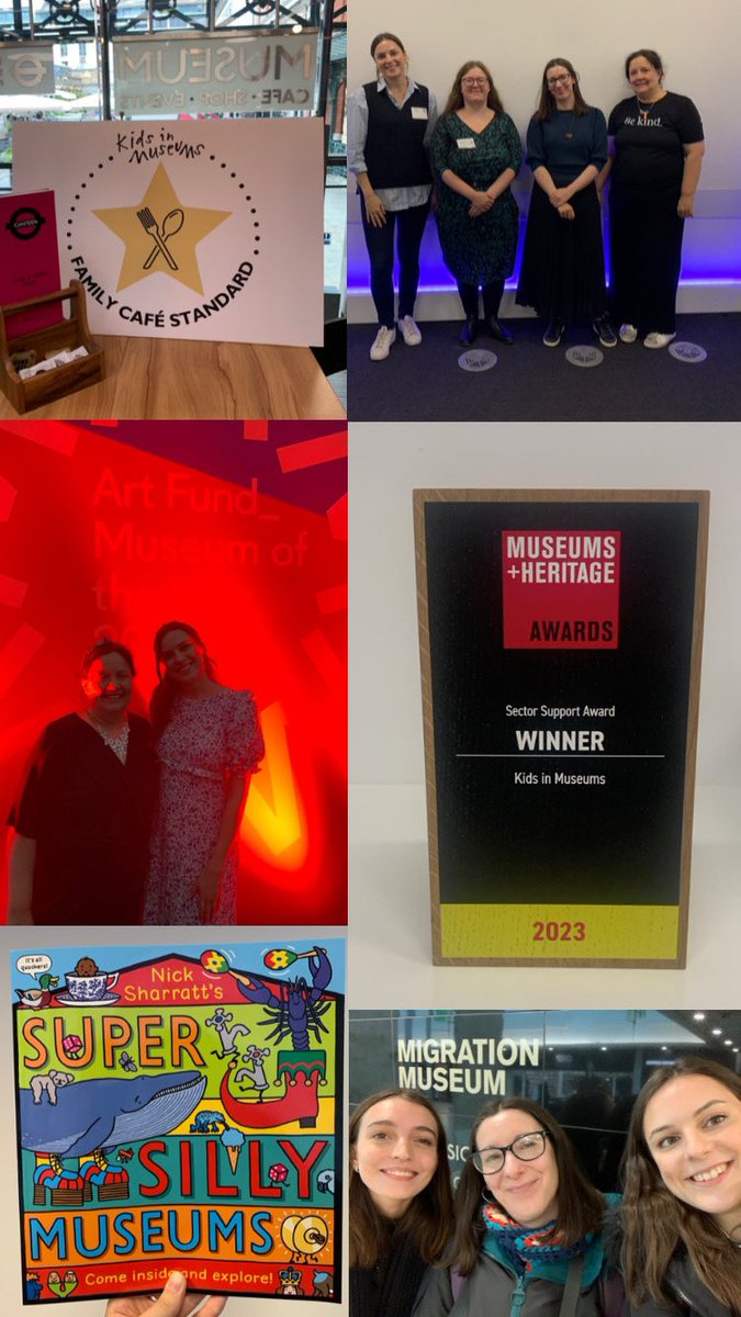 just_jocelyn's tweet photo. An emotional week this week saying goodbye to @kidsinmuseums after five and a half years as Content &amp; Comms Manager. I feel very lucky to have worked with this amazing team. Here are just a few of my highlights 💫 https://t.co/yPV2bMQhEI