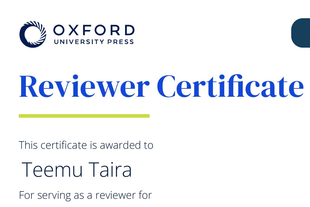Don't know if this is a new thing but this is the first time I get this sort of 'certificate'. Of course some journals publish their list of reviewers in print.