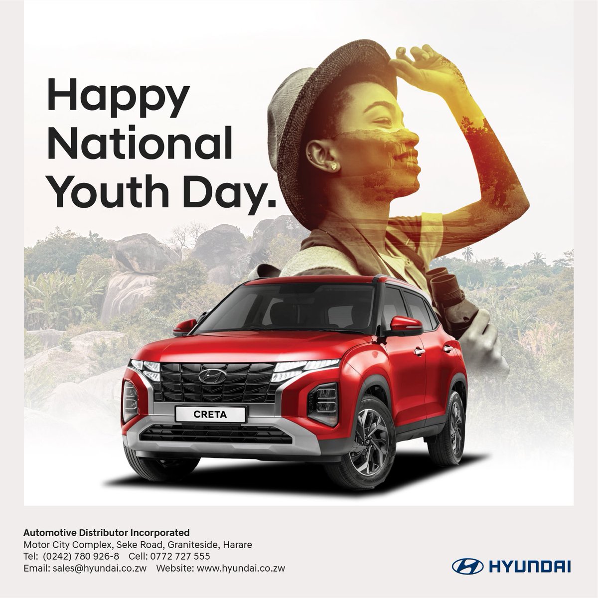 Empowering the next generation of drivers to hit the road with confidence. Happy National Youth Day from Hyundai Zimbabwe!