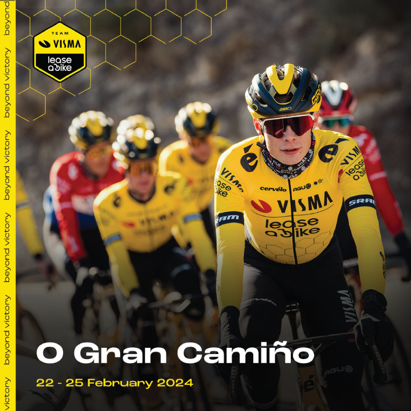vismaleaseabike's tweet photo. 🇪🇸 #OGC24

💛 Debut for Cian and Ben
⚡️ Jonas’ start of the season

Check out our seven riders for O Gran Camiño.