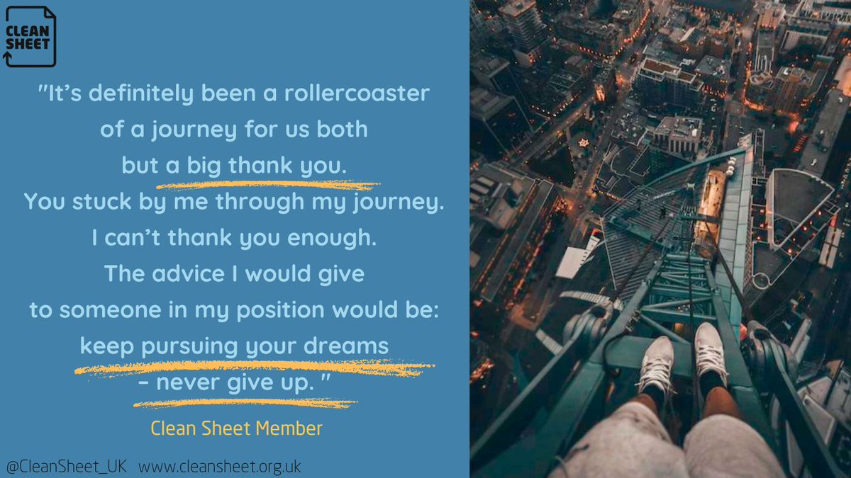 CleanSheet_UK's tweet image. Really encouraging feedback from one of our Members (person with a conviction) as they tried to find work and turn their life around. 
#changeispossible
#secondchance