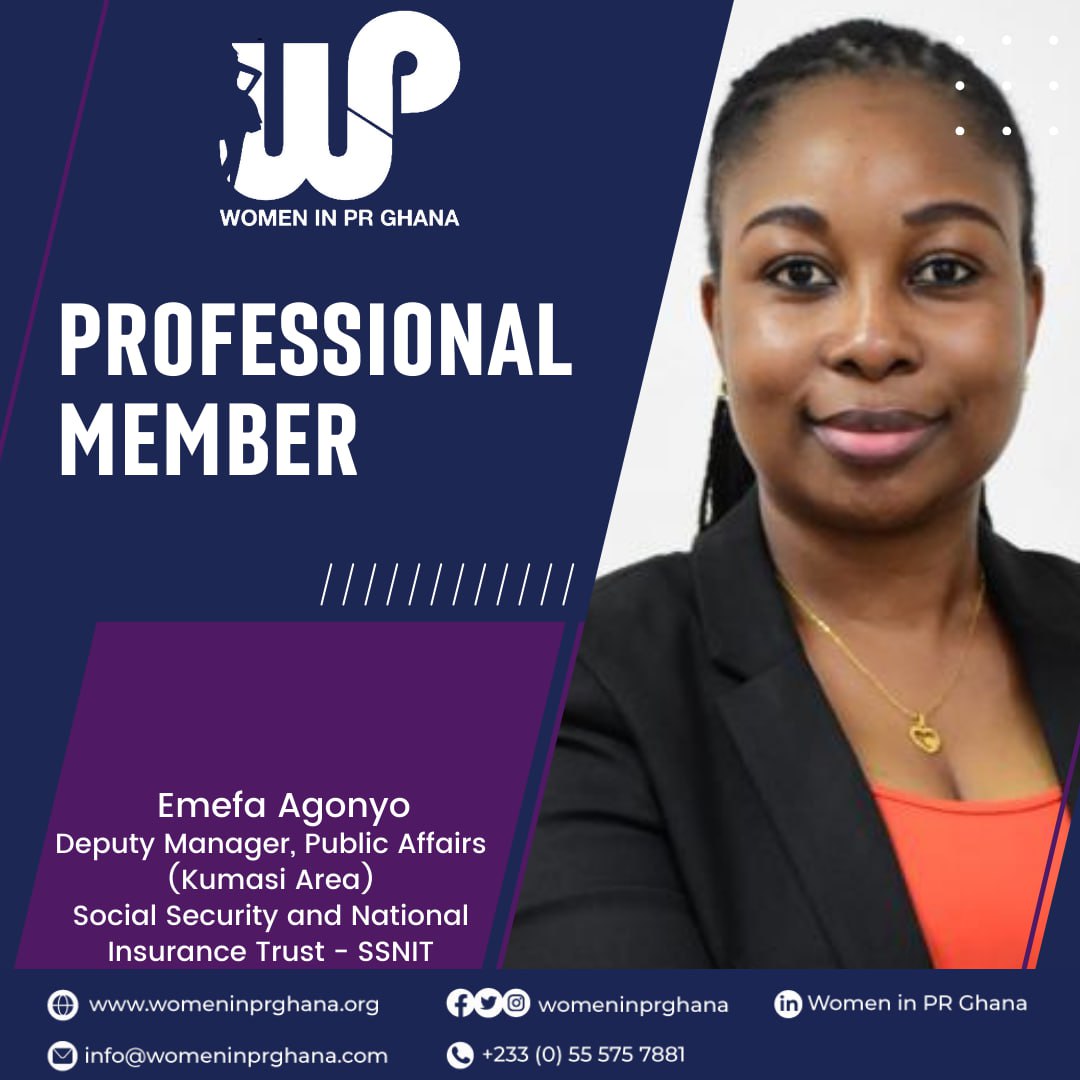 womeninprghana's tweet photo. Membership Spotlight! Get to know our members of Women in PR Ghana.

@TheOnlyOmie
@miz_glikpo
@sweet_berrylips
Emefa Agonyo

Visit our website at https://t.co/c6sQwKQujW and go to our Membership Directory menu to see our members. https://t.co/7vcVi4bkIh
