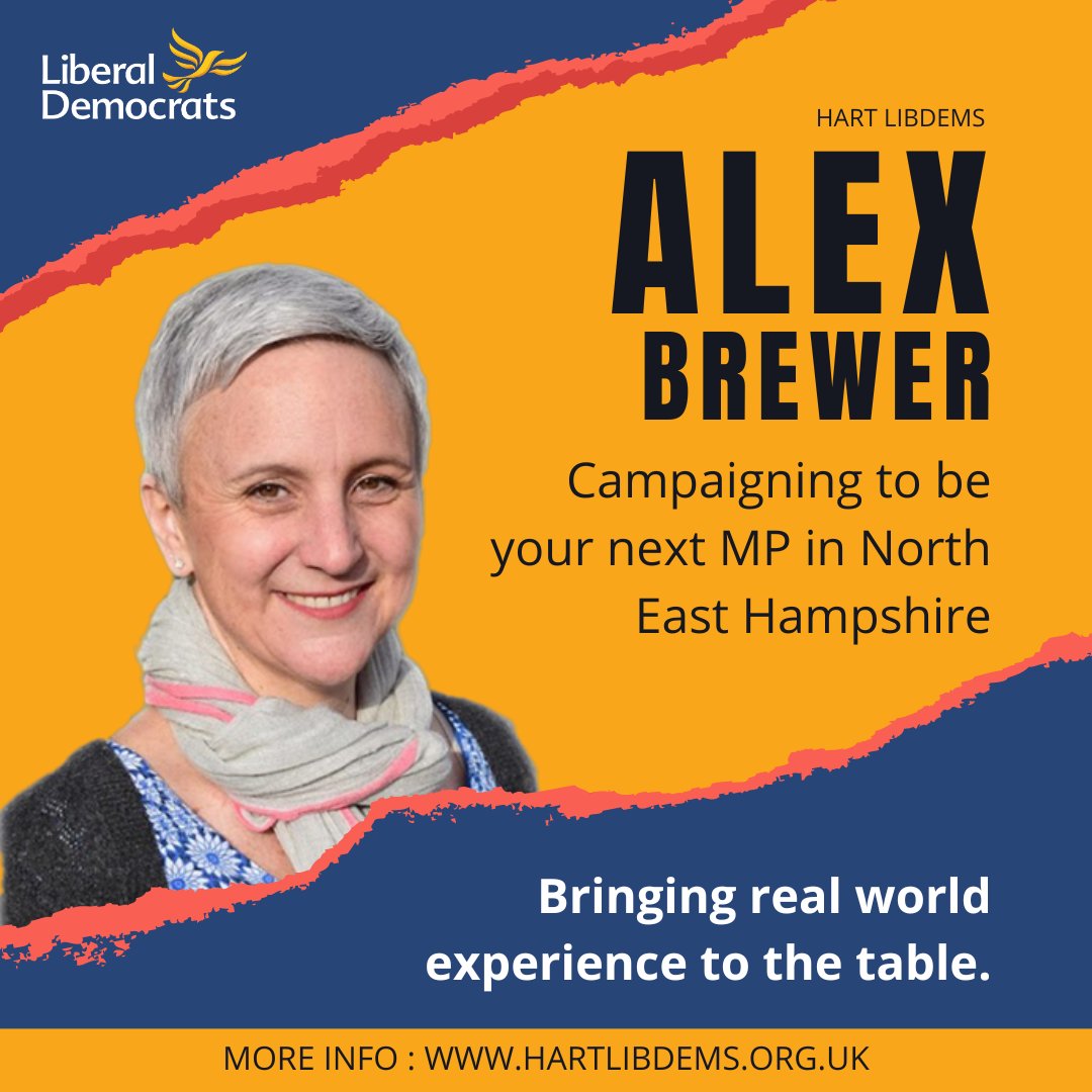 hartlibdems's tweet photo. I will be the strong voice that is needed in Hampshire North East. I will bring real world experience and be a genuine champion for our community.
#LibDems #AlexBrewer #HartLibDems #PositiveChange #NEHants #NEHampshire https://t.co/BfyQ689amQ