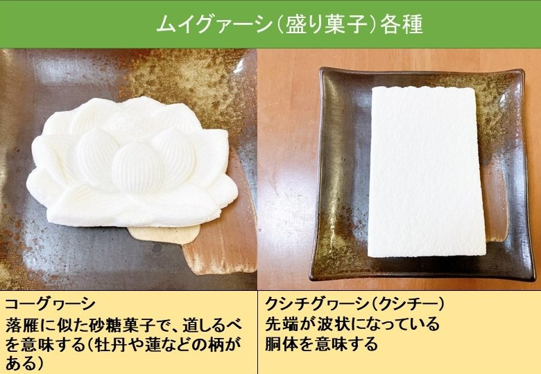 okisokyoku's tweet photo. 本日2月25日（旧暦の1月16日）は、#十六日祭（#ジュールクニチー）
亡くなった方のグソー（後生）での正月と言われています。
この日は、御三味（ウサンミ）や盛り菓子（ムイグァーシ）などをお供えします。
集まった親戚みんなでウサンデーサビラ（お供えしたものをいただく事）するんですよ。 https://t.co/bXM2APXvNT