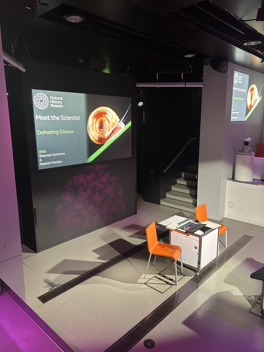 Thank you @NHM_London for hosting me yesterday for ‘Meet the scientist: Defeating disease’. I had a great time talking about #schistosomiasis and my PhD work on how #schistosoma populations are responding to #PZQ treatment.