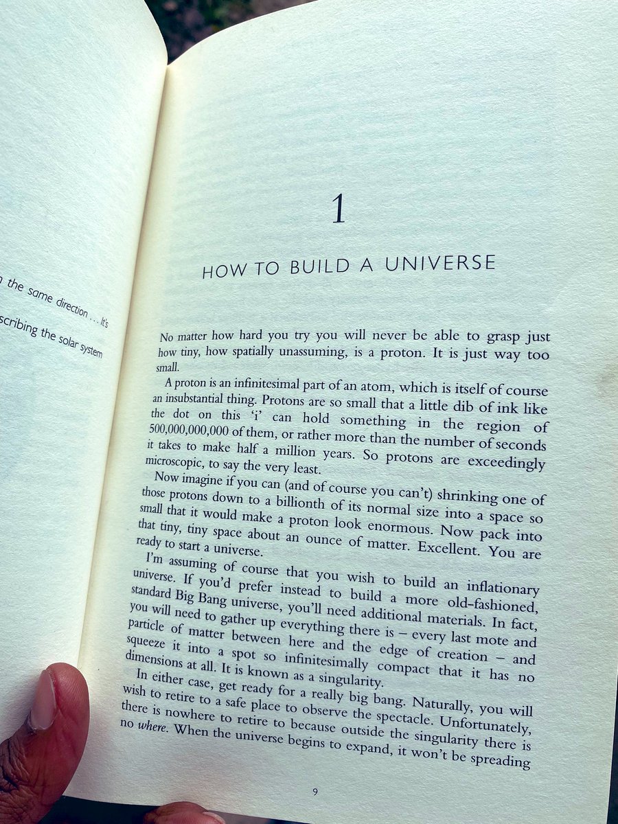 just received a gift from a friend of mine. 

time to start hitting the books after a while. 

this is “a short history of nearly everything”by @billbrysonn  and it seems such a great read so far.