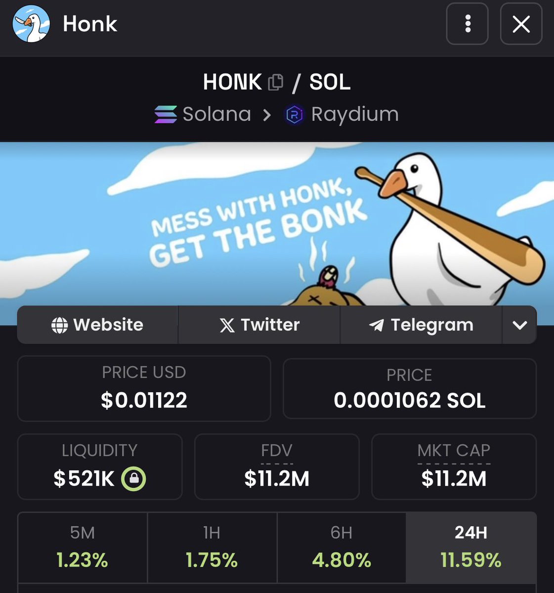 Giving away $250 in $HONK 🎁

To enter:
• Drop your $SOL address👇
• Follow with notifications on 🔔
• Like &amp; retweet ✔️

~ 24h⏳