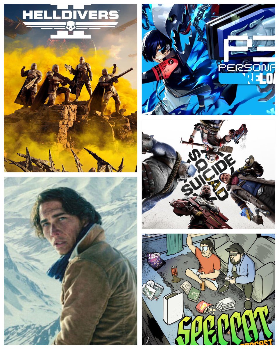 speccat's tweet photo. Denna gång det glödheta Helldivers 2 och det inte lika heta Suicide Squad. Vi har också testat det nya Silent Hill-spelet The Short Message och Persona 3 Reload. 

Dessutom: Microsofts nya antiklimax, J.A. Bayonas hyllade drama Society of the Snow och det fina filmåret 1988. https://t.co/fMDkJvCh14