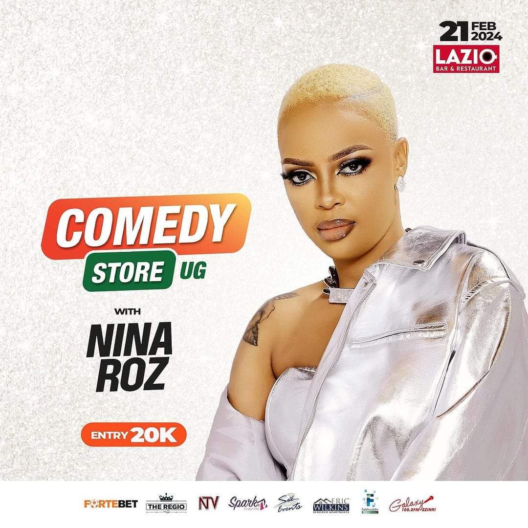 Join us tonight at Comedy Store UG as Nina Roz takes the stage with her latest hit #Nwanilaako. Don't miss the chance to witness this electrifying performance and be part of the ultimate party anthem sensation! 

#ComedyStoreUG #whotfdidimarry #mosquitos #LCDLF4 #JISOO #Israel